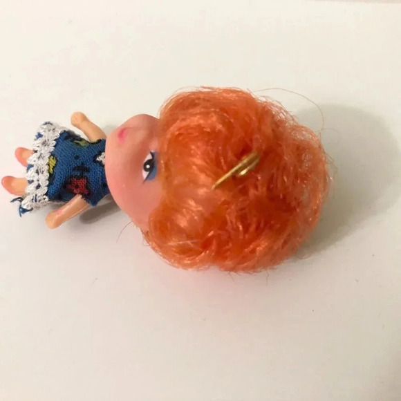 Vintage Liddle Kiddle Clone Doll Necklace Loop 2 Inch  Tall - Picture 7 of 12